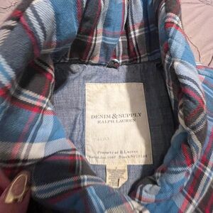 Denim & Supply Ralph Lauren Checkered puffer vest
